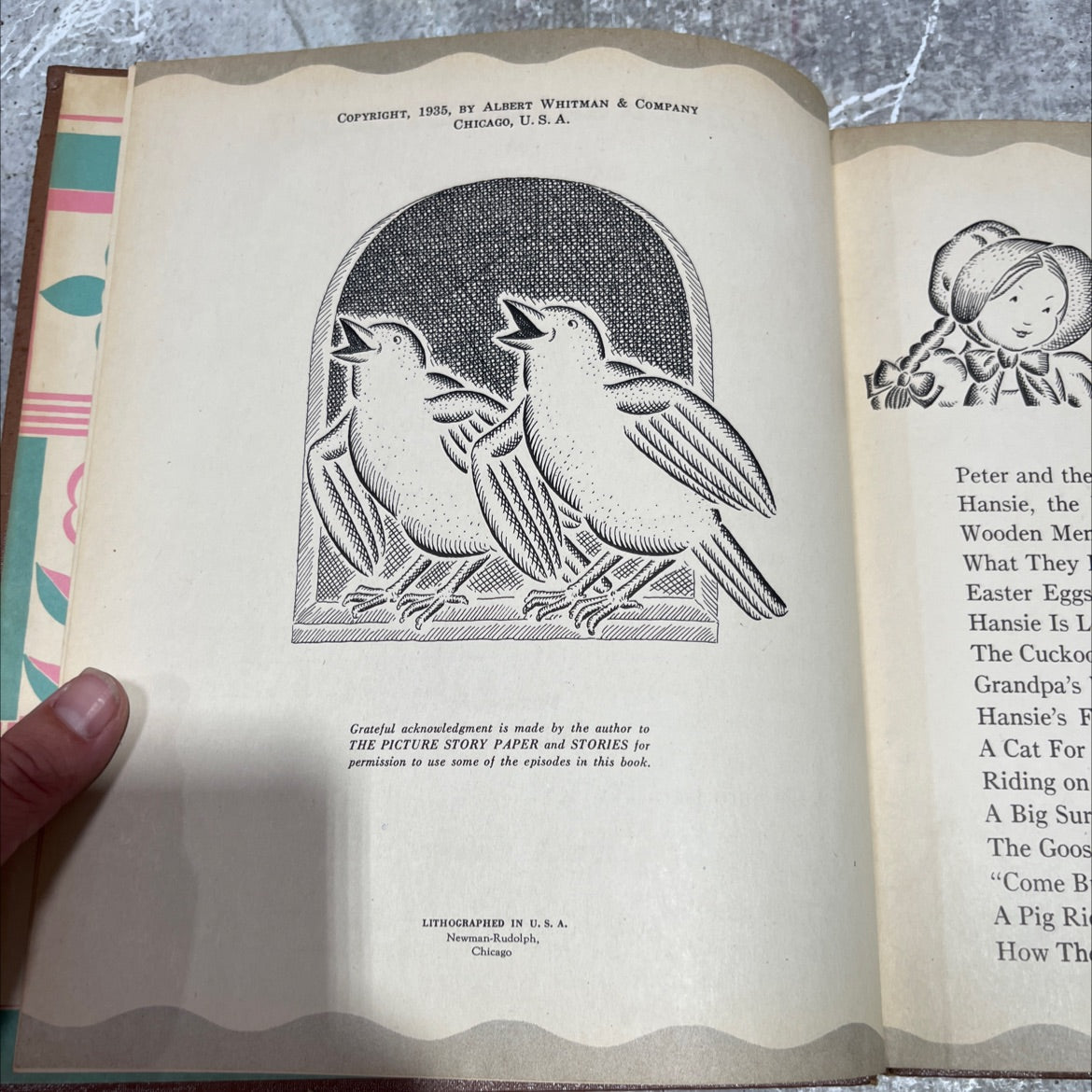 peter and gretchen of old nuremberg book, by viola m. jones, 1935 Hardcover image 3