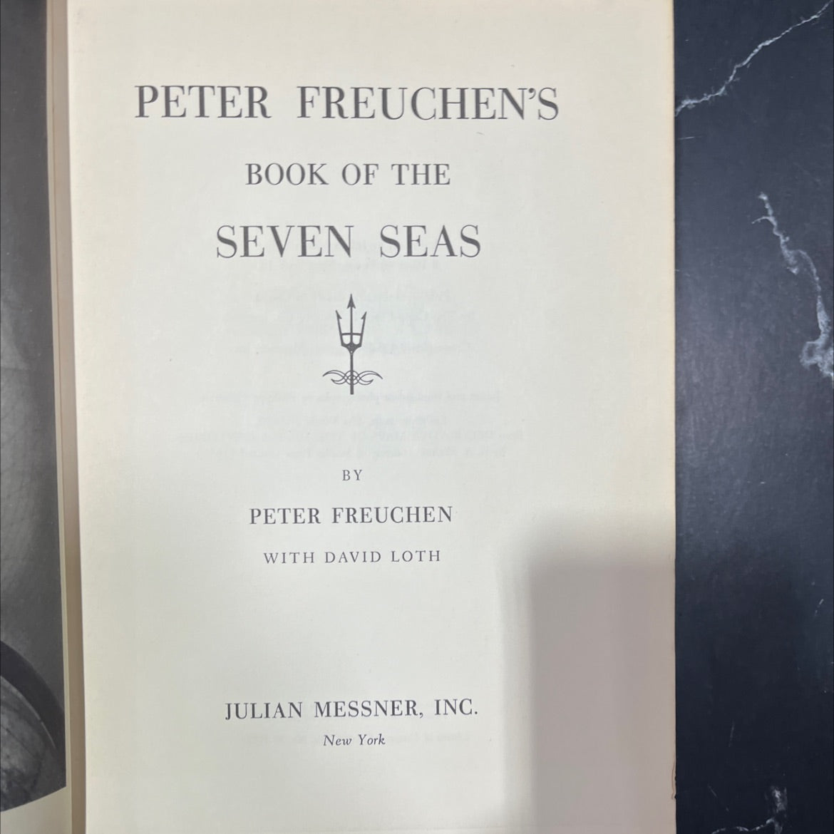peter freuchen's book of the seven seas book, by peter freuchen with david loth, 1957 Hardcover image 2