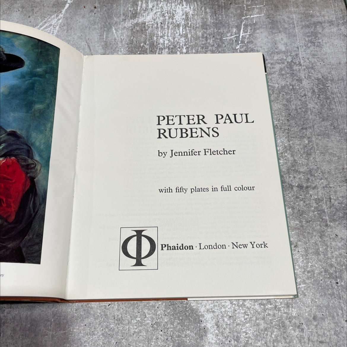 peter paul rubens book, by Jennifer Fletcher, 1968 Hardcover image 2