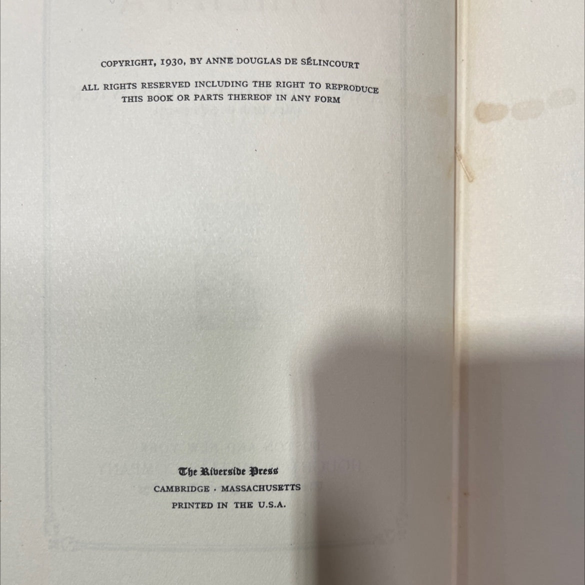 philippa book, by anne douglas sedgwick, 1930 Hardcover image 3