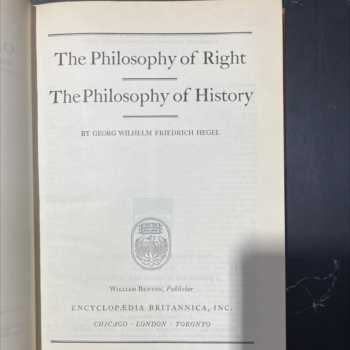 philosophy of history book, by georg wilhelm friedrich hegel, 1970 Leather image 3