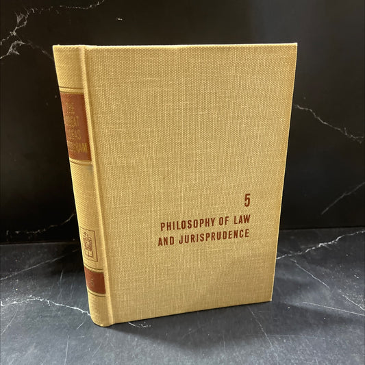 philosophy of law and jurisprudence book, by Mortimer J. Adler and Peter Wolff, 1961 Hardcover image 1
