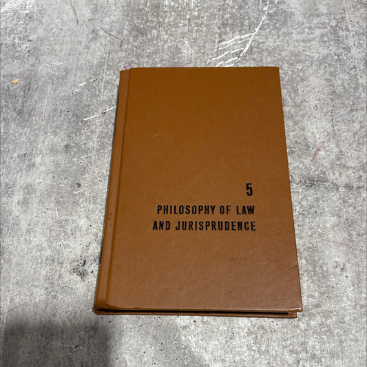 philosophy of law and jurisprudence book, by Mortimer J. Adler and Peter Wolff, 1961 Hardcover image 1