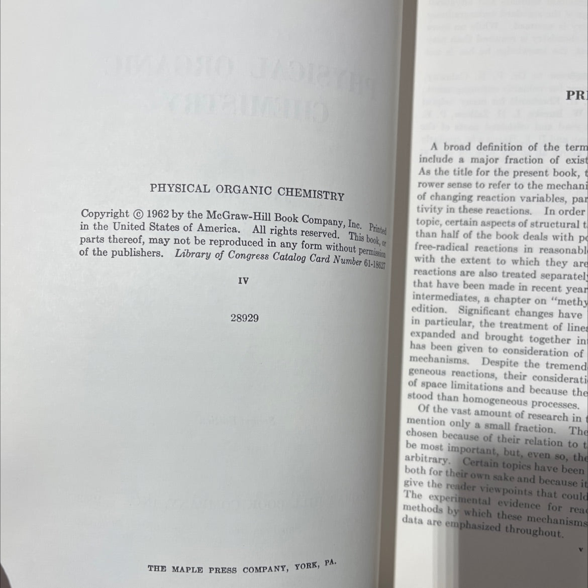 physical organic chemistry book, by jack hine, 1962 Hardcover image 3