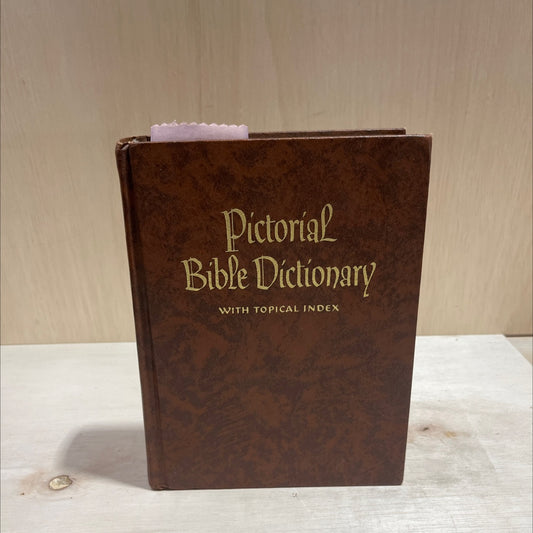 pictorial bible dictionary book, by merrill c. tenney, 1968 Hardcover image 1