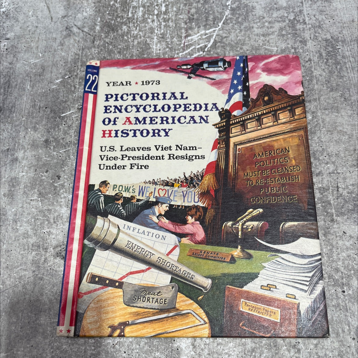 pictorial encyclopedie volume 22 book, by United States History Society, Inc., 1973 Hardcover image 1