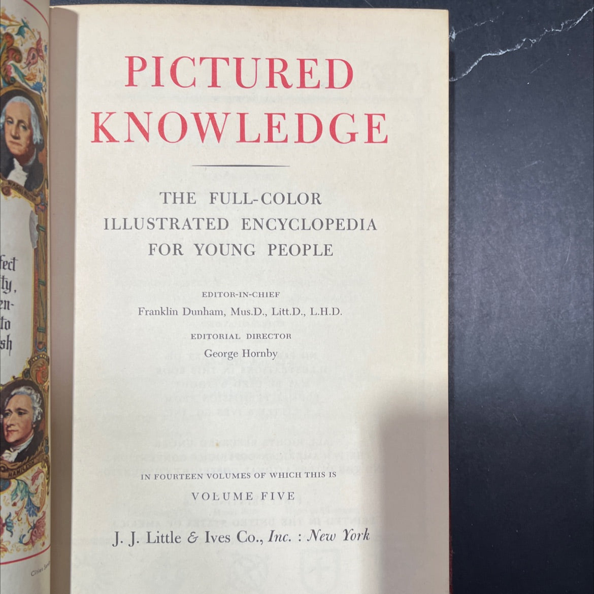 pictured knowledge book, by Franklin Dunham, 1956 Hardcover image 2