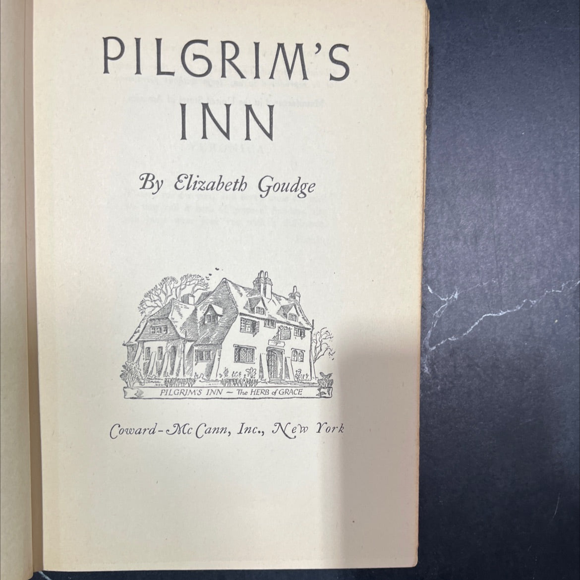 pilgrim's inn book, by elizabeth goudge, 1948 Hardcover image 2