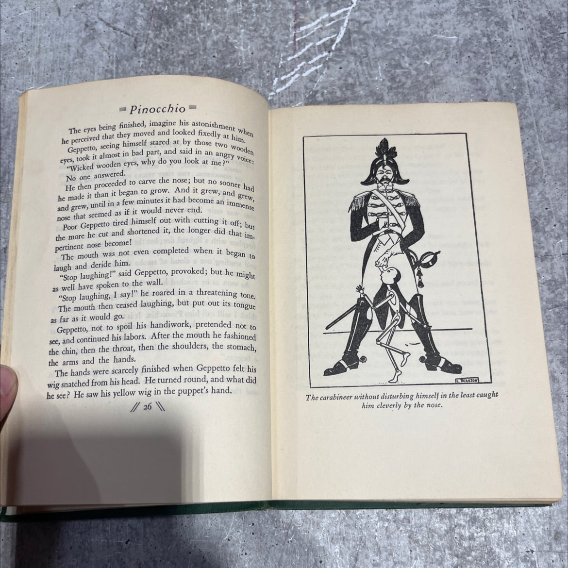 pinocchio book, by c. collodi, 1939 Hardcover image 4