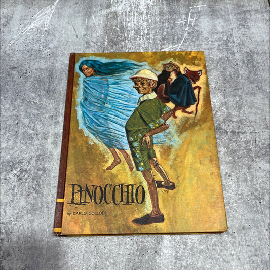 pinocchio book, by carlo collodi, 1968 Hardcover image 1