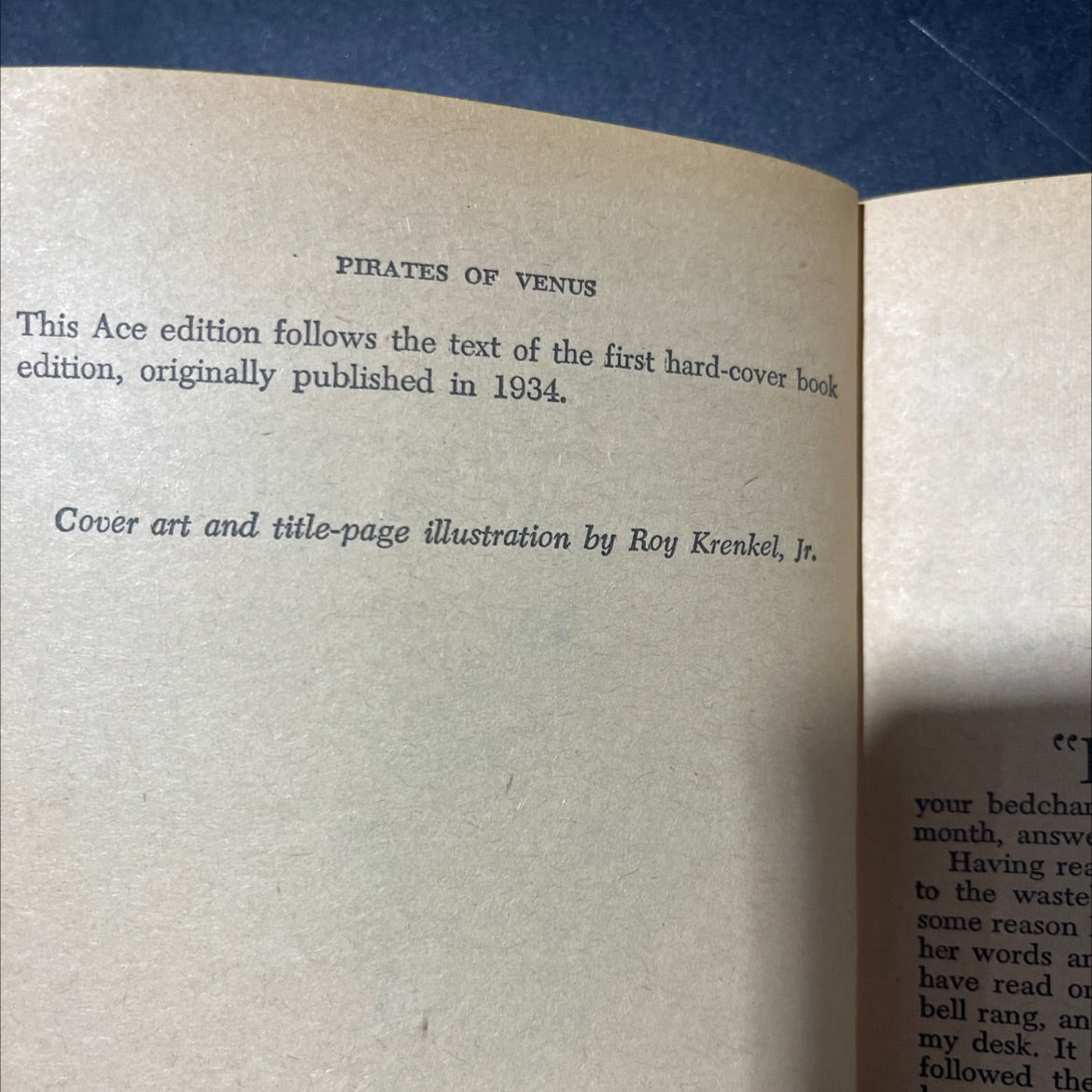 pirates of venus book, by edgar rice burroughs, 1934 Paperback image 3