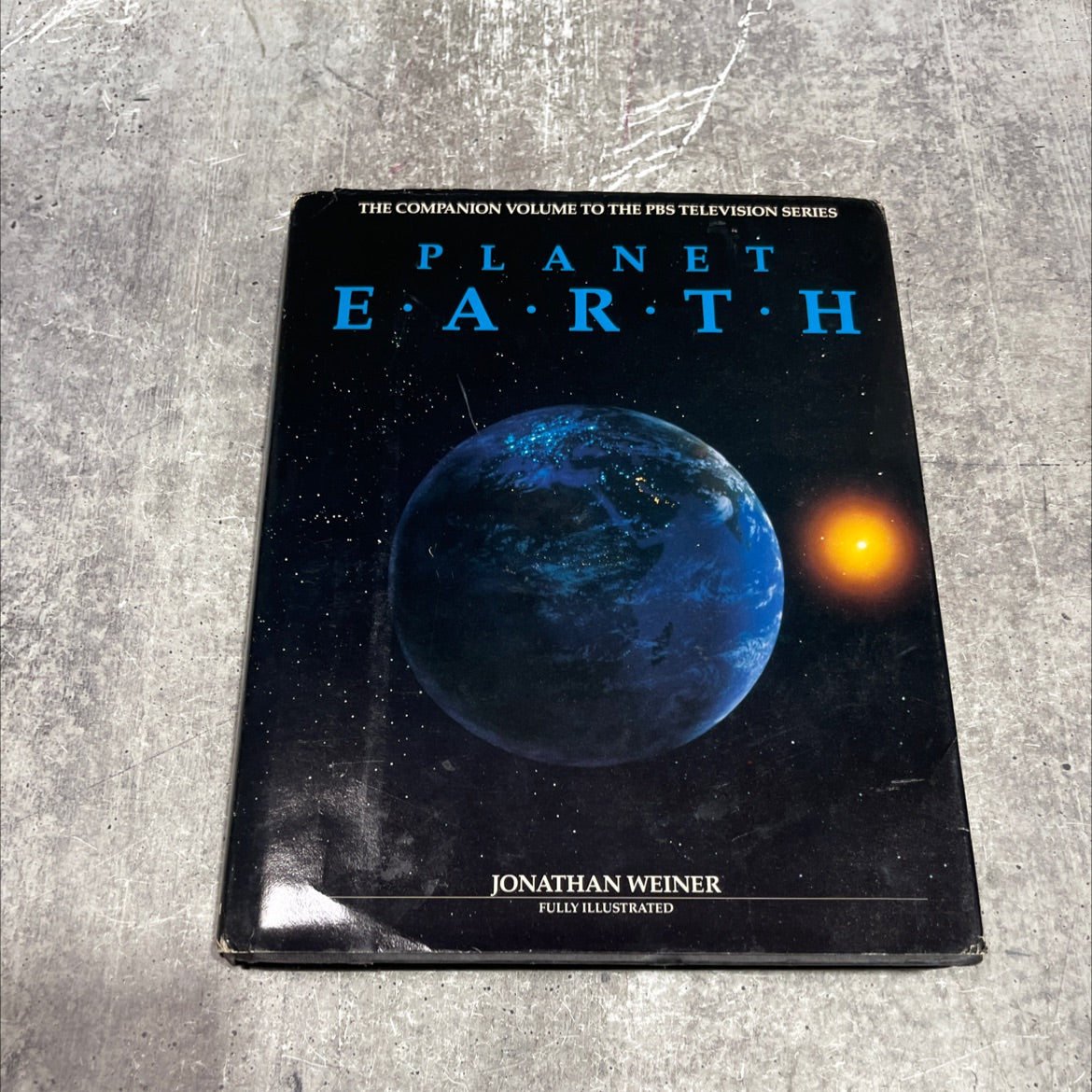 planet earth book, by jonathan weiner, 1986 Hardcover image 1
