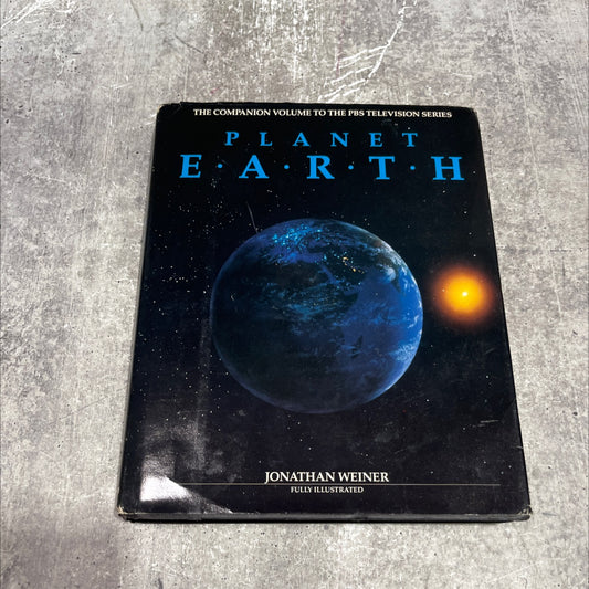 planet earth book, by jonathan weiner, 1986 Hardcover image 1