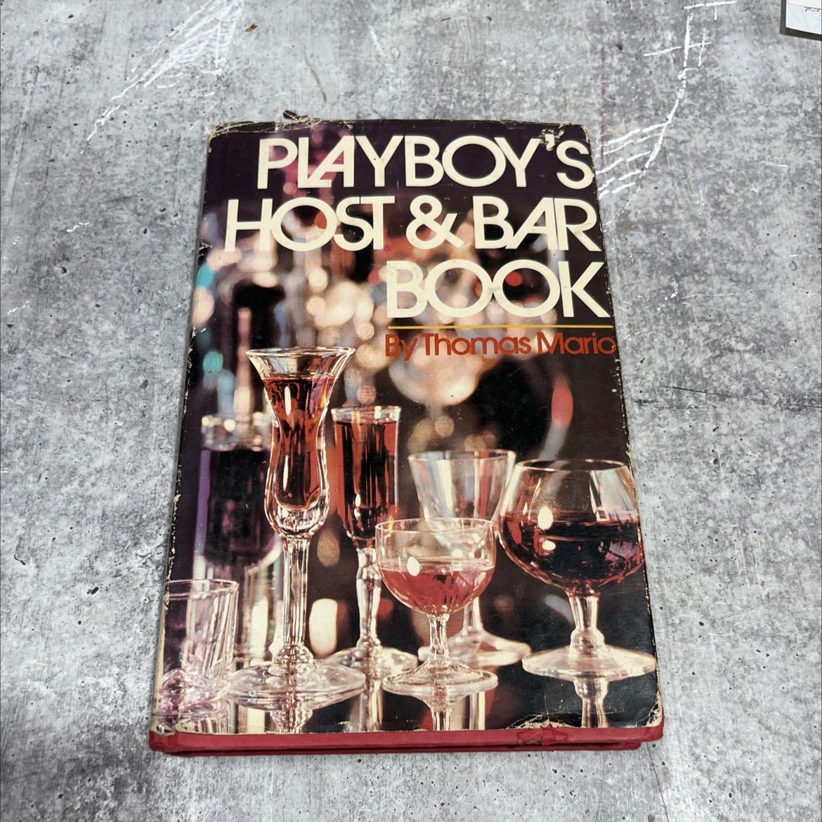 playboy's host & bar book book, by thomas mario, 1971 Hardcover image 1