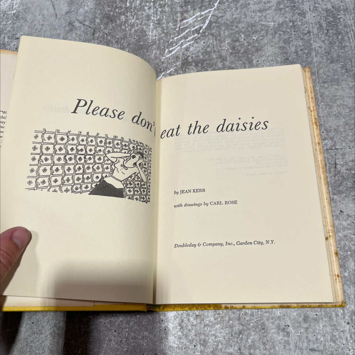 please don't eat the daisies book, by jean kerr, 1957 Hardcover image 2