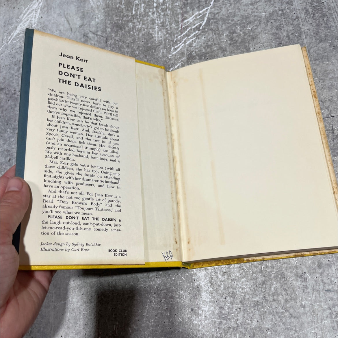 please don't eat the daisies book, by jean kerr, 1957 Hardcover image 4