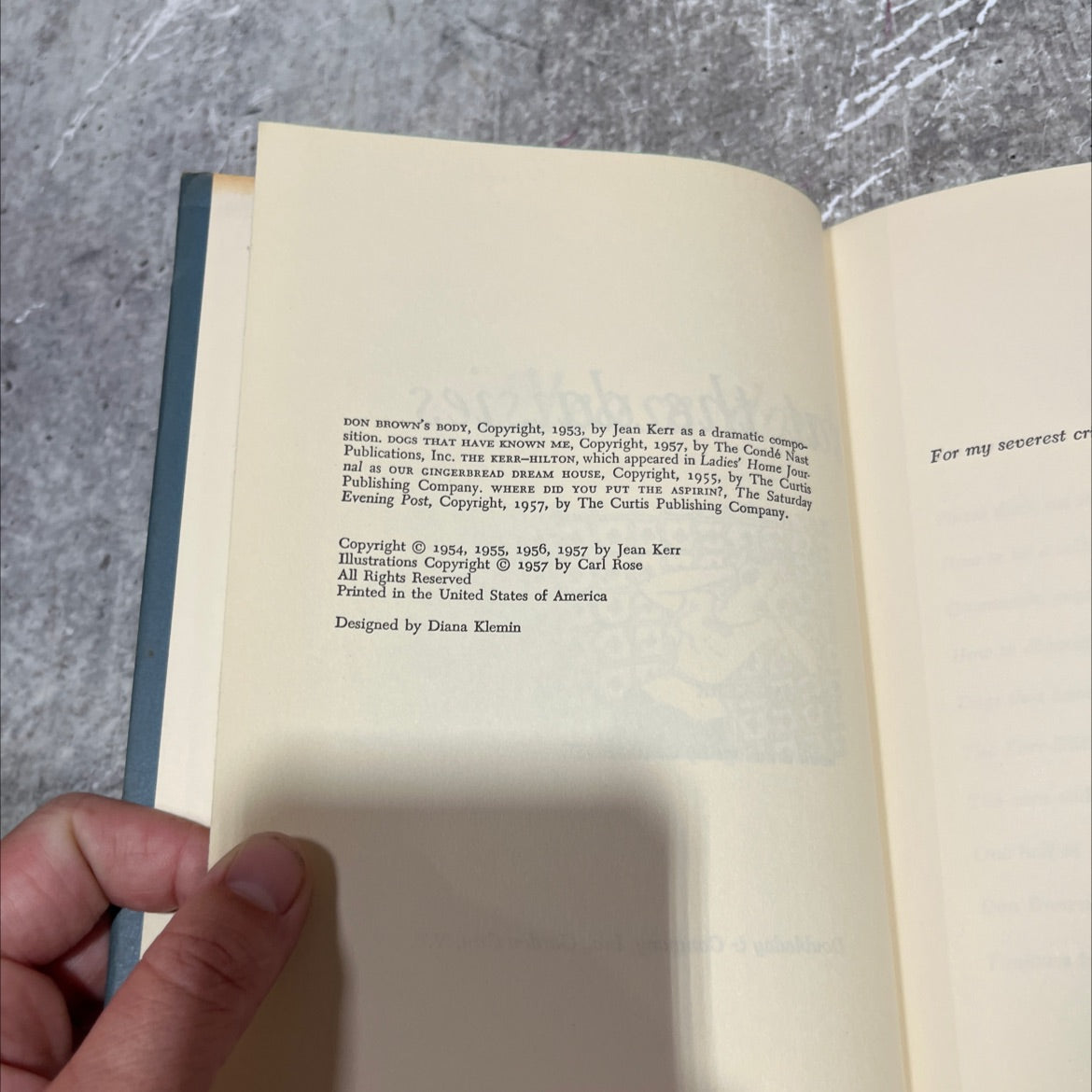 please don't eat the daisies book, by jean kerr, 1957 Hardcover image 3