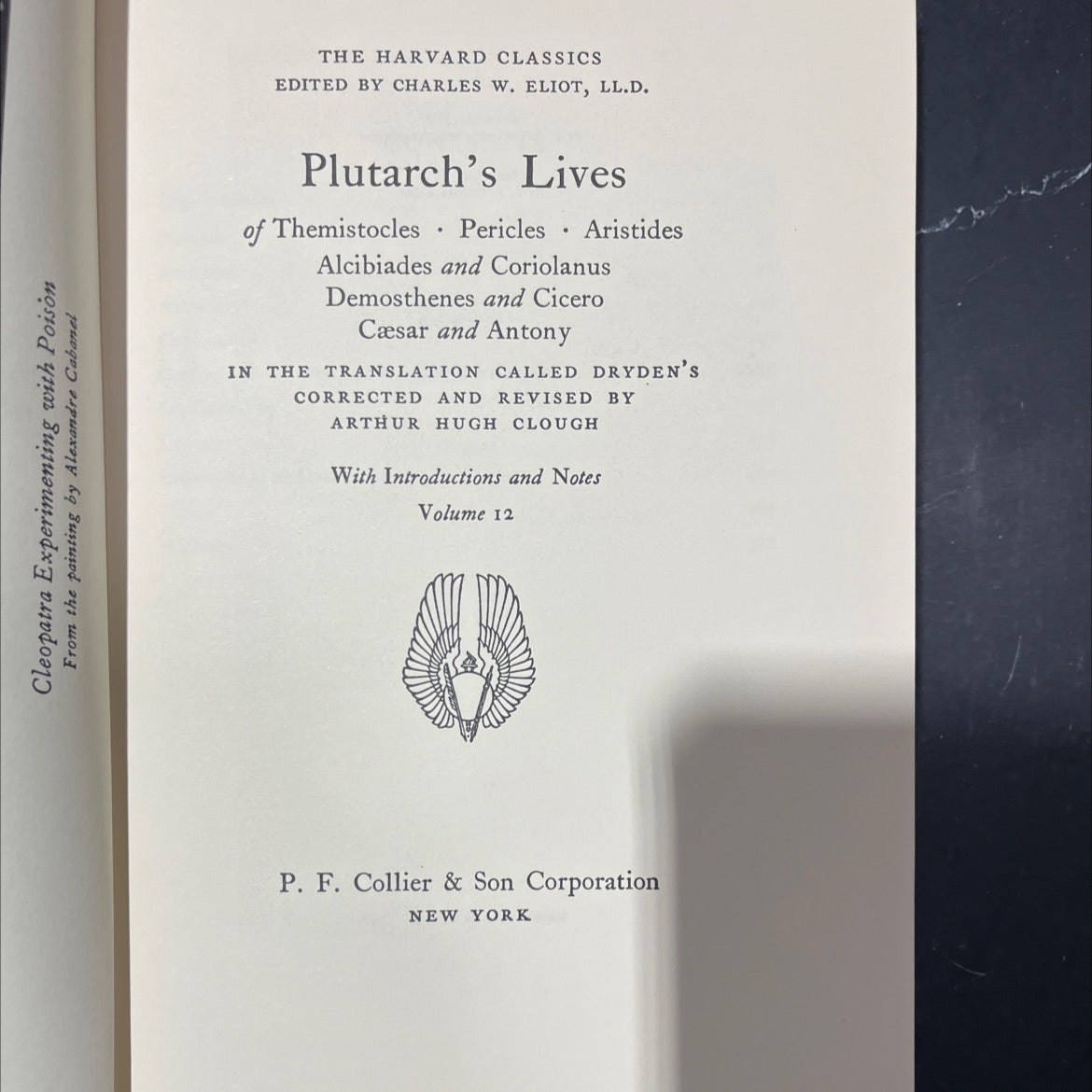 plutarch's lives of themistocles pericles aristides alcibiades and coriolani demosthenes and cicero cæsar and antony image 2