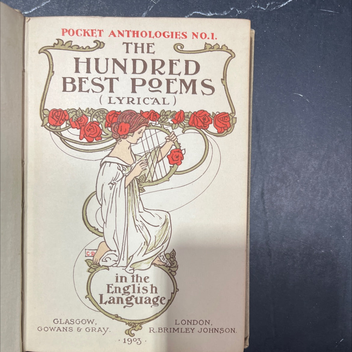 pocket anthologies no.1. the hundred best poems (lyrical) in the english language book, by adam l. gowans, 1903 image 2