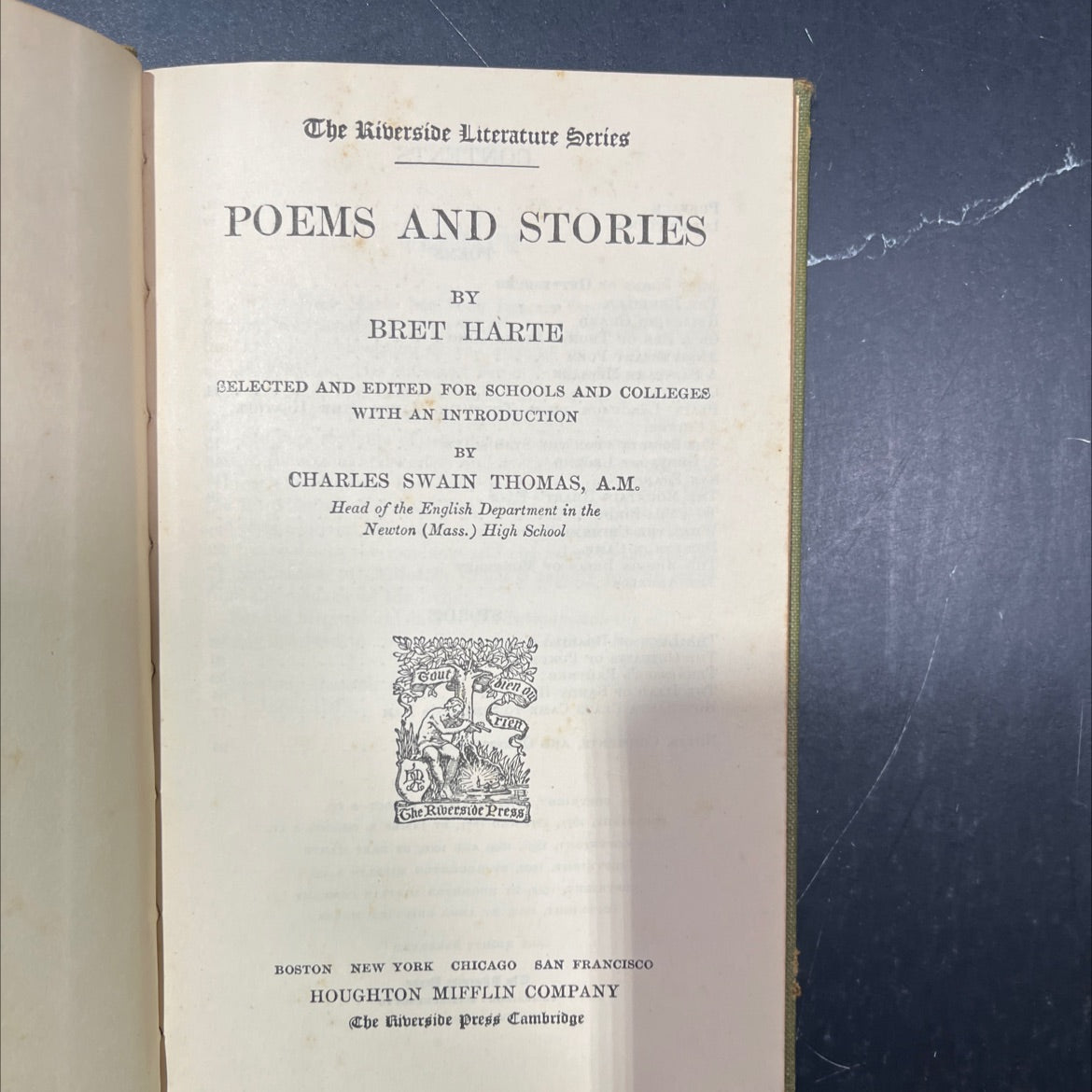 poems and stories by bret harte book, by bret harte, 1912 Hardcover image 2