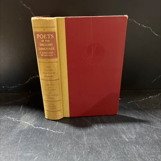 poets of the english language i langland to spenser book, by e. talbot donaldson, 1953 Hardcover image 1