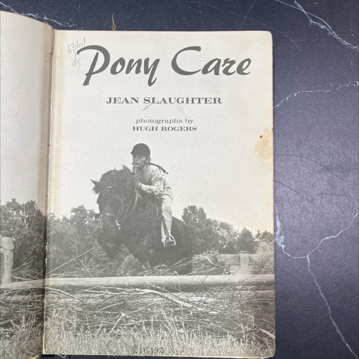 pony care book, by jean slaughter, 1961 Hardcover image 2