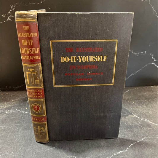 popular science do-it-yourself encyclopedia volume 2 book, by unknown, 1956 Hardcover image 1