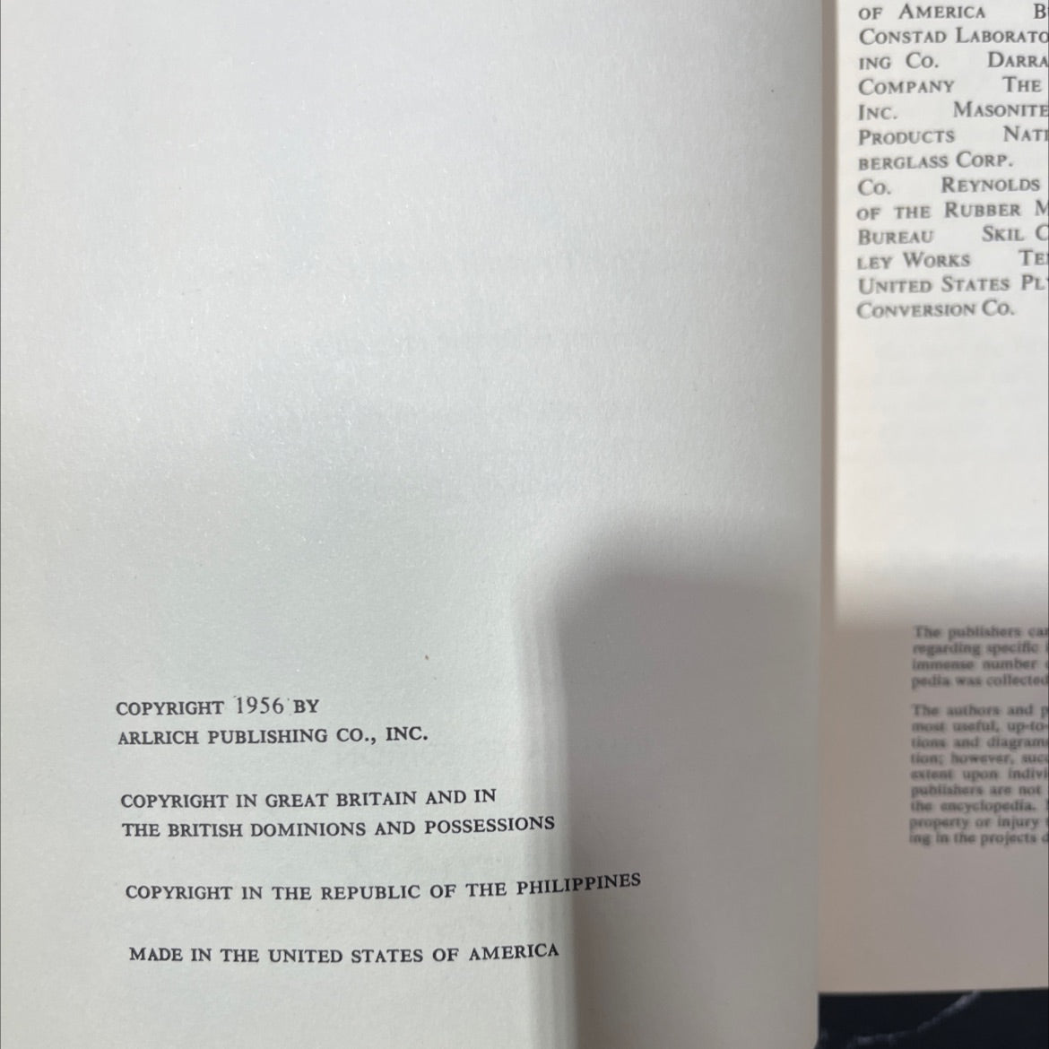 popular science do-it-yourself encyclopedia volume 2 book, by unknown, 1956 Hardcover image 3