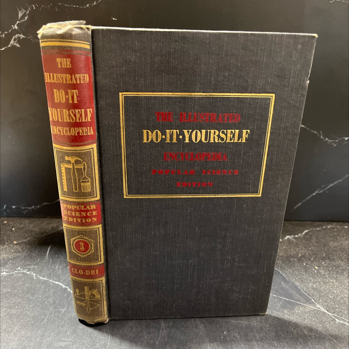 popular science do-it-yourself encyclopedia volume 3 book, by unknown, 1956 Hardcover image 1