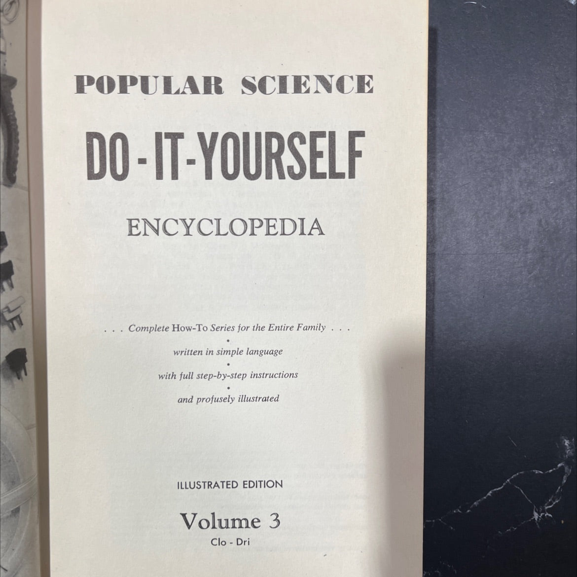 popular science do-it-yourself encyclopedia volume 3 book, by unknown, 1956 Hardcover image 2