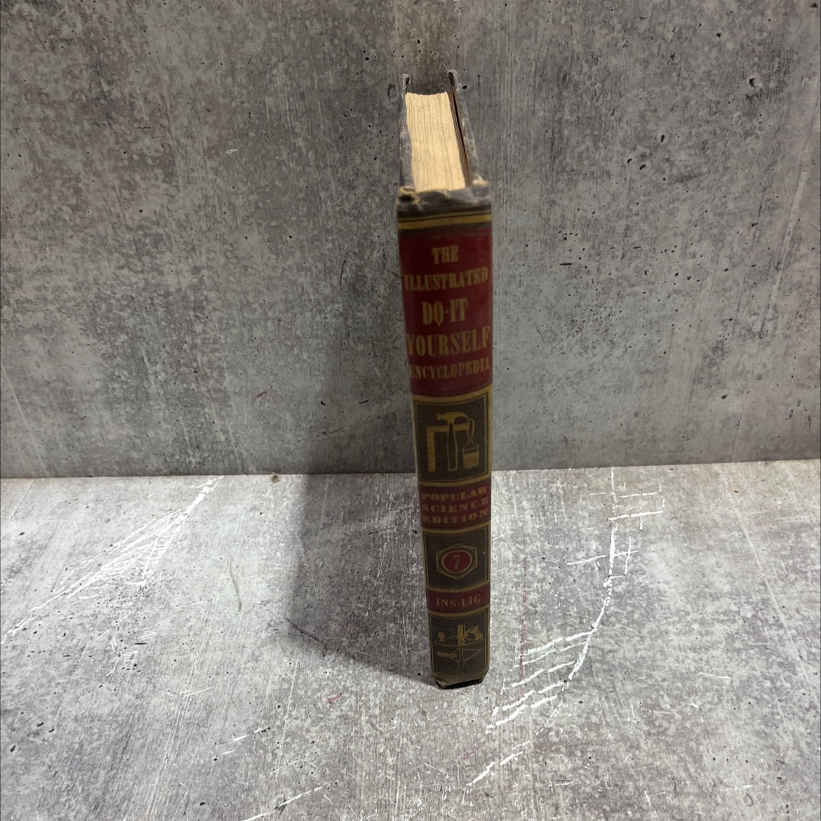 popular science do-it-yourself encyclopedia volume 7 ins-lig book, by unknown, 1956 Hardcover image 4