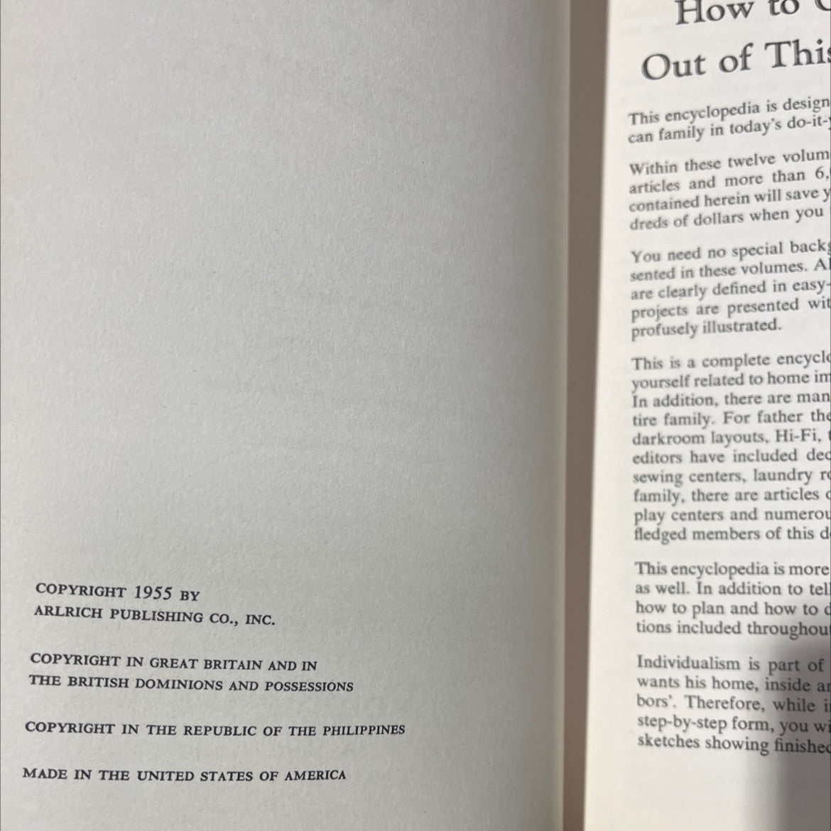 popular science do-it-yourself encyclopedia book, by unknown, 1955 Hardcover image 3