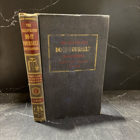 popular science do-it-yourself encyclopedia book, by unknown, 1955 Hardcover image 1