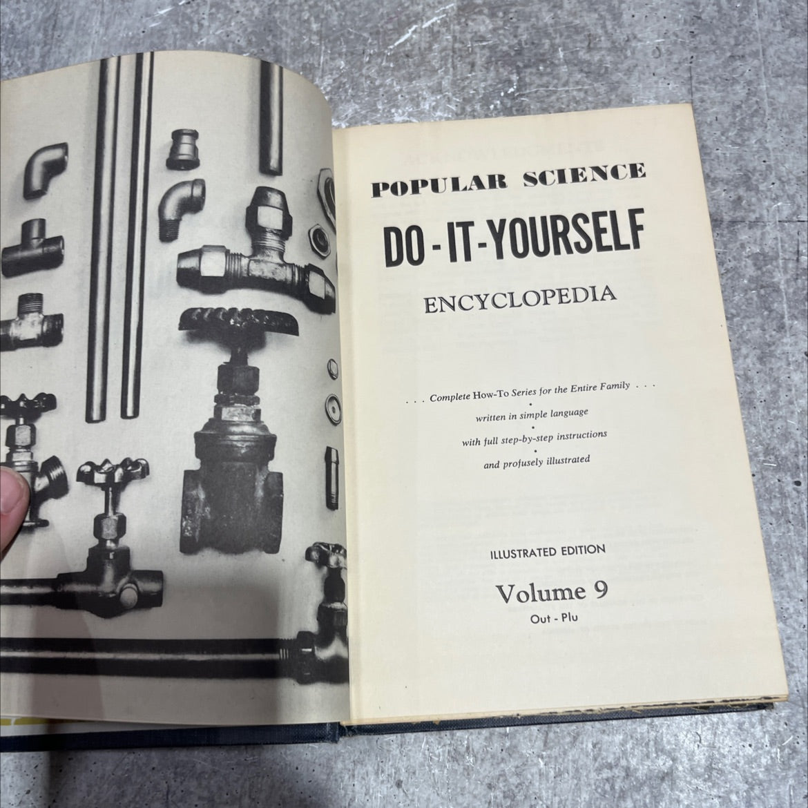popular science do-it-yourself encyclopedia book, by unknown, 1956 Hardcover image 2