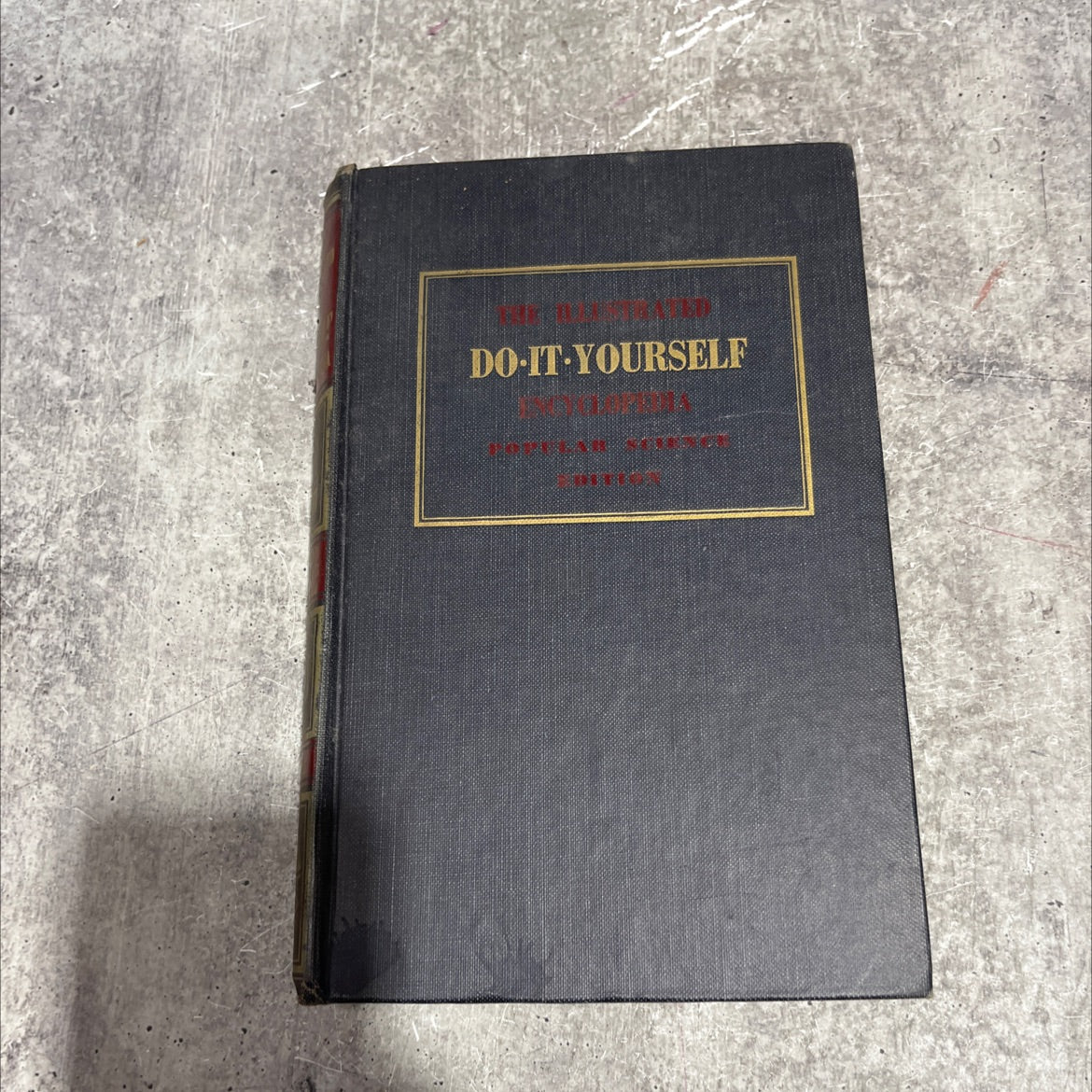 popular science do-it-yourself encyclopedia book, by unknown, 1956 Hardcover image 1