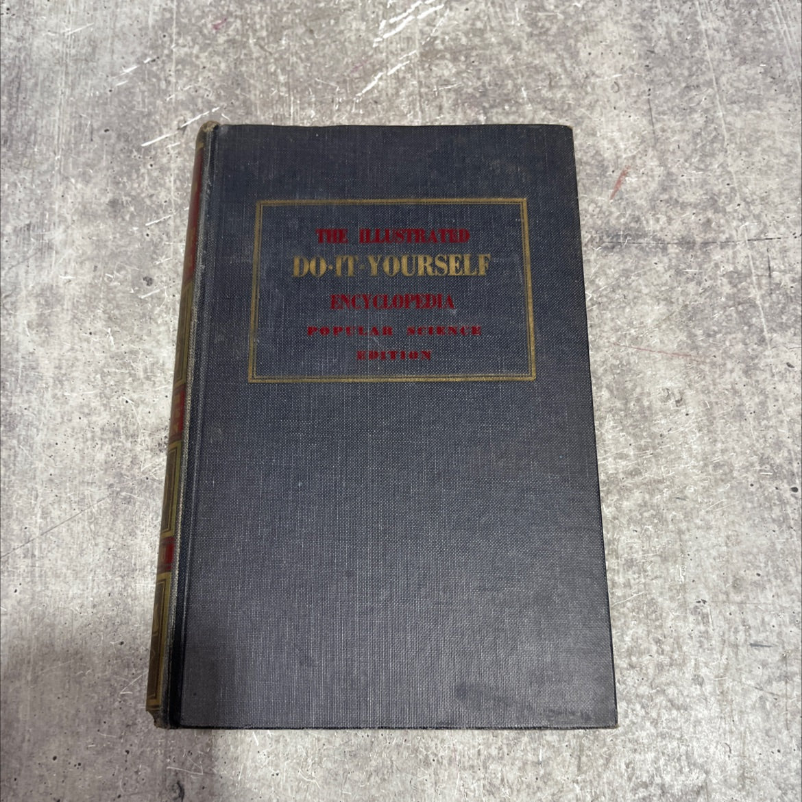 popular science do-it-yourself encyclopedia book, by unknown, 1956 Hardcover image 1