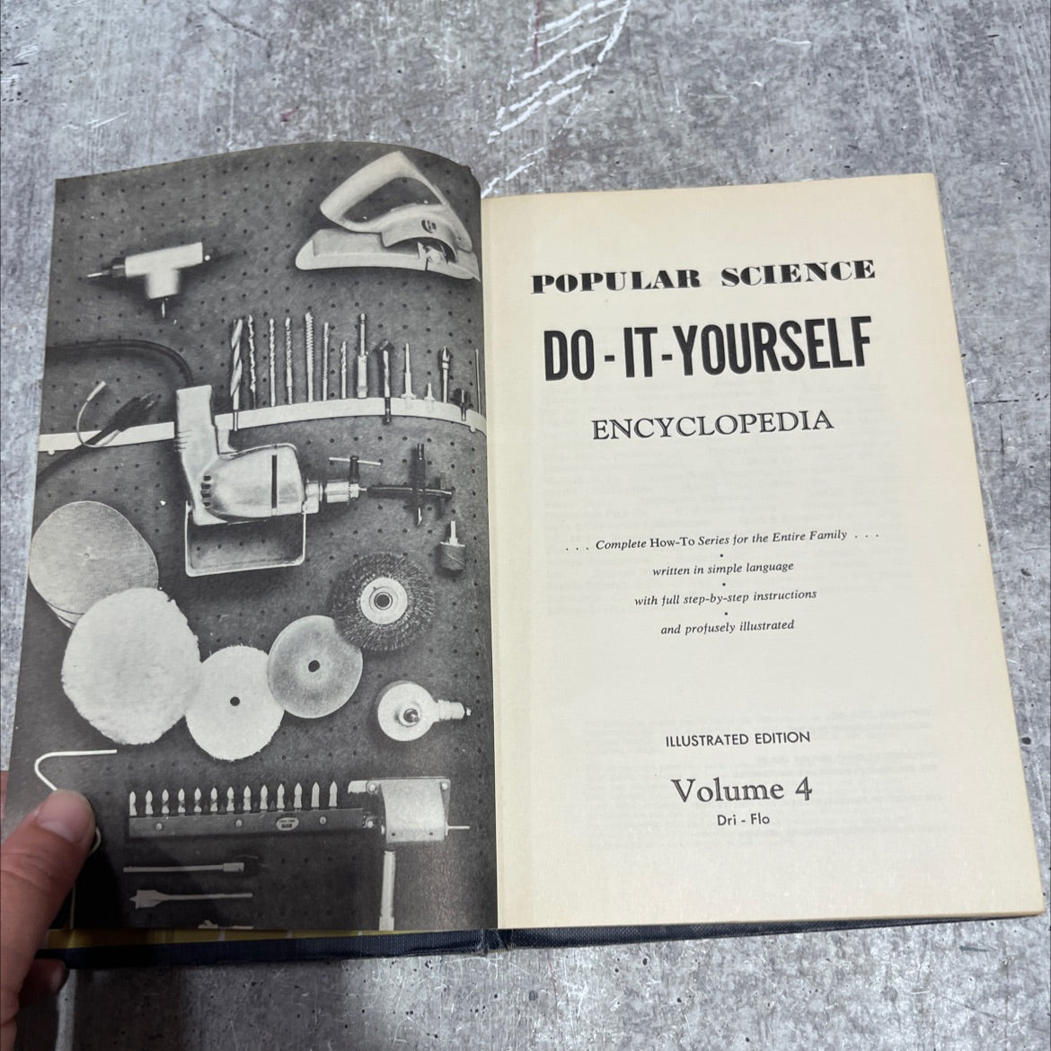 popular science do-it-yourself encyclopedia book, by unknown, 1956 Hardcover image 2