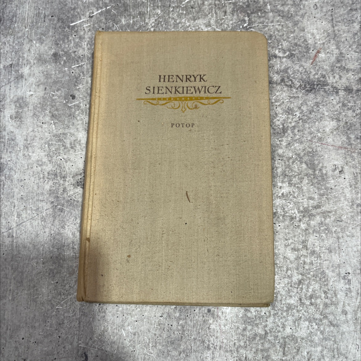 potop powieść tom i book, by henryk sienkiewicz, 1958 Hardcover image 1