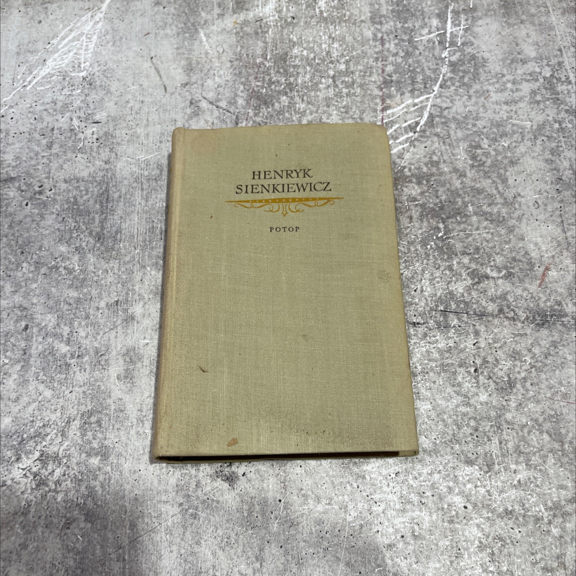 potop powieść tom lii book, by henryk sienkiewicz, 1958 Hardcover image 1