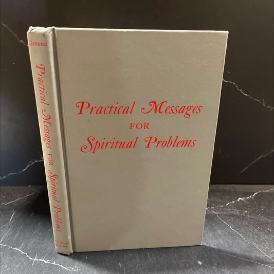 practical messages for spiritual problems book, by Mrs. Oliver B. Greene, 1975 Hardcover image 1