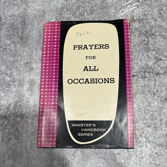 prayers for all occasions book, by unknown, 1960 Hardcover image 1