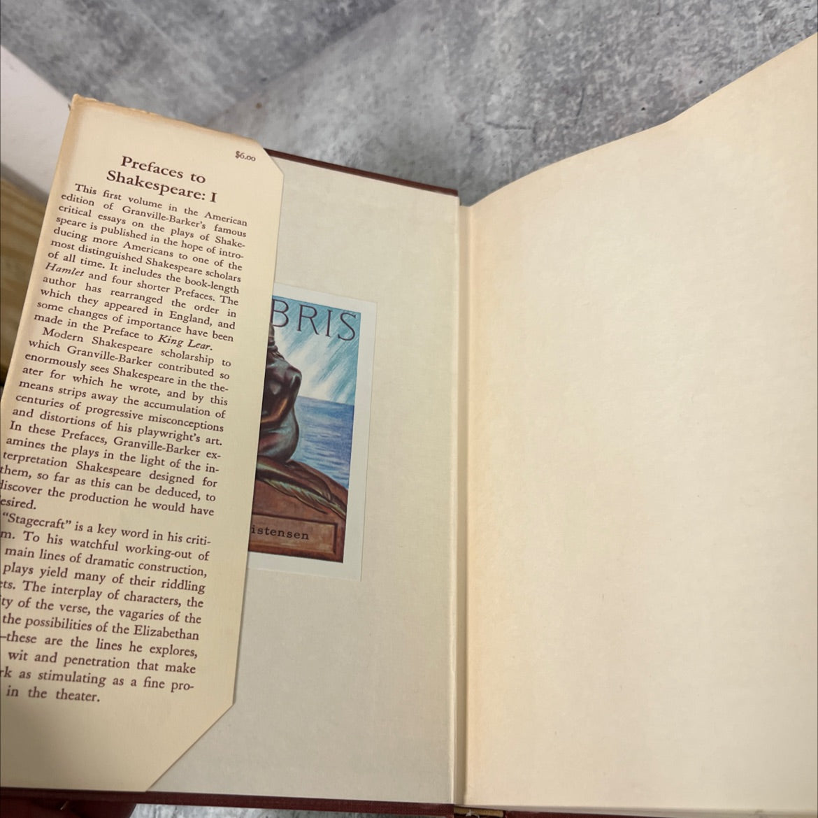 prefaces to shakespeare volume i book, by harley granville-barker, 1959 Hardcover image 4