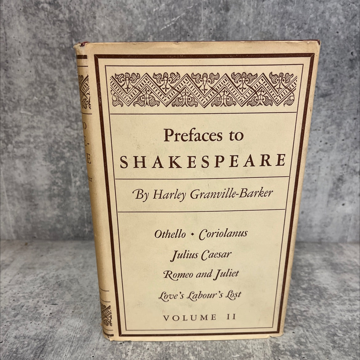 prefaces to shakespeare volume ii othello coriolanus romeo and juliet julius caesar love's labour's lost book, by image 1
