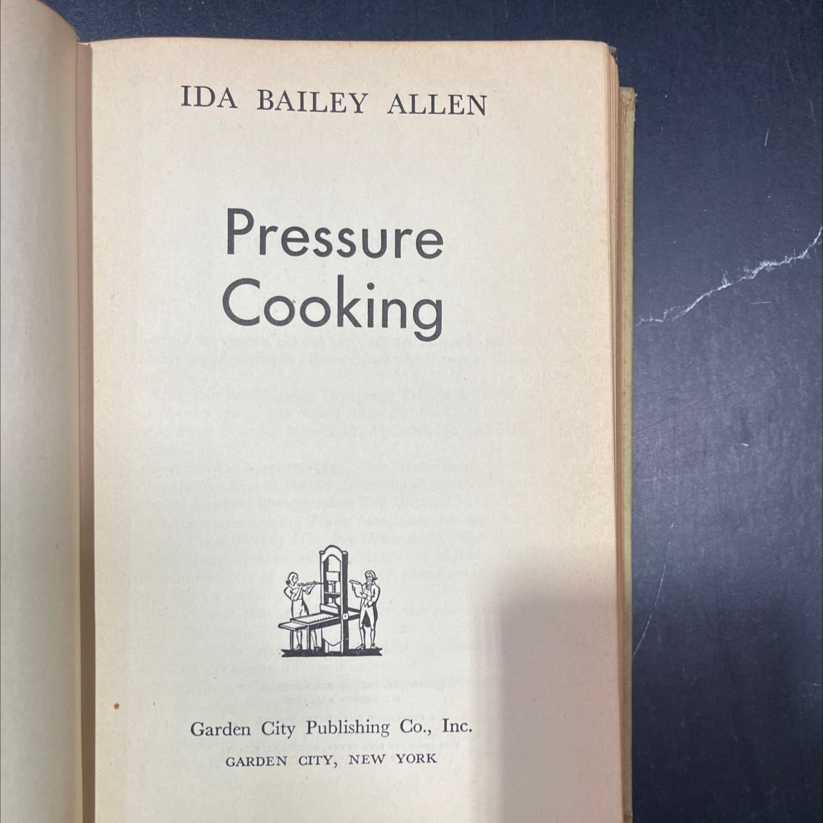 pressure cooking book, by ida bailey allen, 1947 Hardcover image 2
