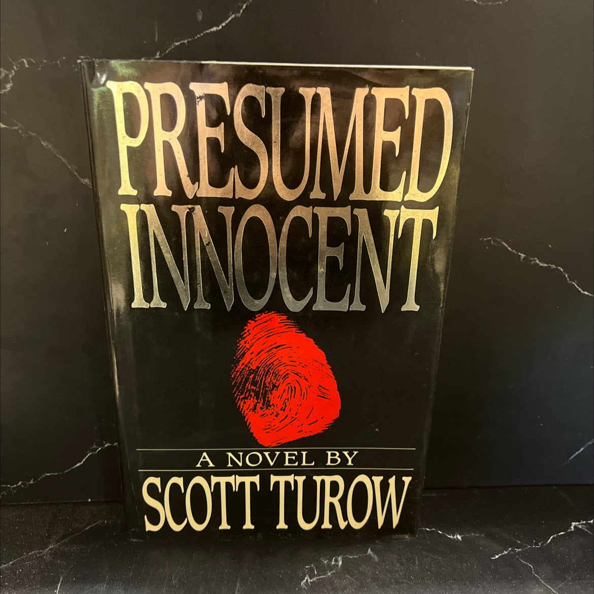 presumed innocent book, by Scott Turow, 1987 Hardcover image 1