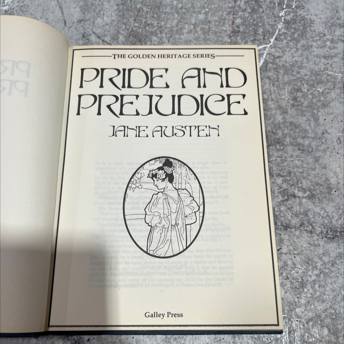 pride and prejudice book, by jane austen, 1987 Hardcover image 2