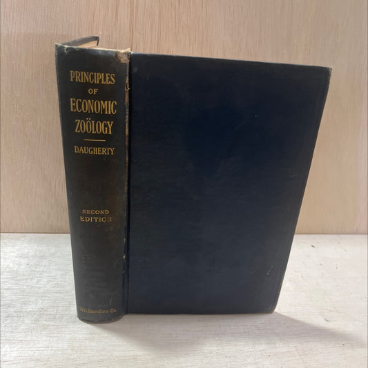 principles of economic zoölogy book, by l. s. daugherty, m.s., ph. d. and m. c. daugherty, 1917 Hardcover, Antique image 1