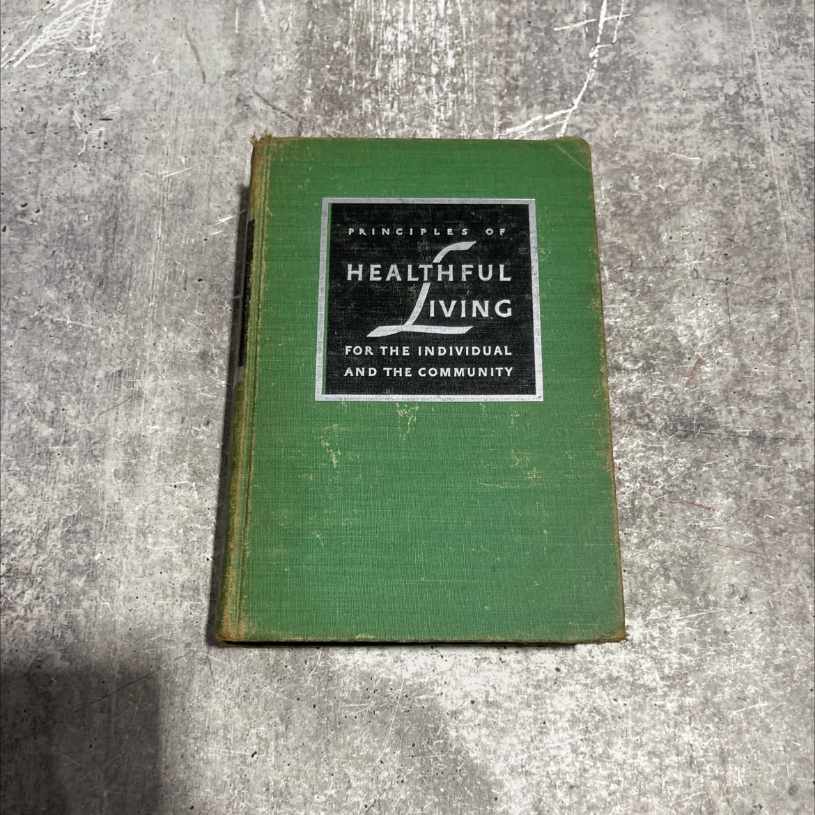 principles of healthful living for the individual and the community book, by edgar f. van buskirk, 1948 Hardcover image 1