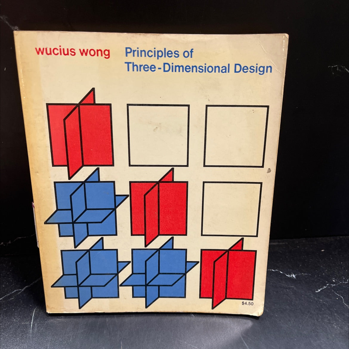 principles of three-dimensional design book, by wucius wong, 1977 Paperback image 1
