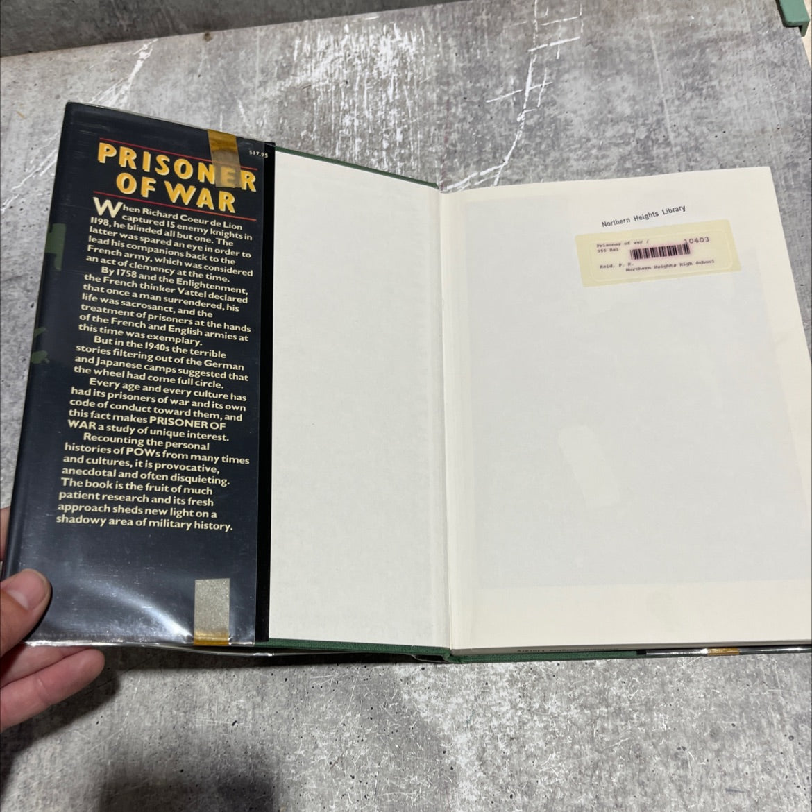 prisoner of war book, by P.R. Reid, Maurice Michael, 1986 Hardcover image 4
